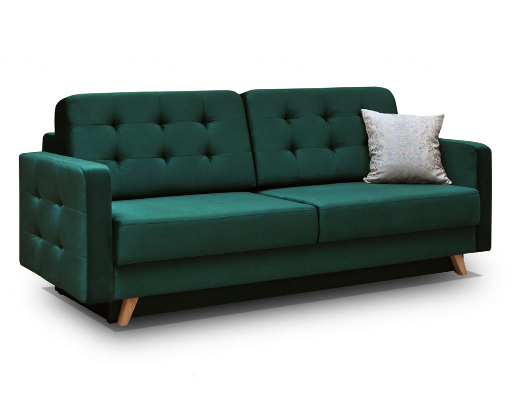 Zielona sofa