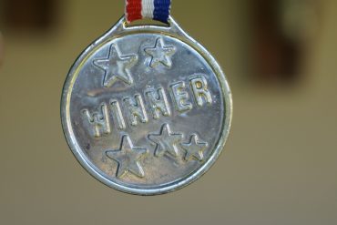 Medal z napiem Winner