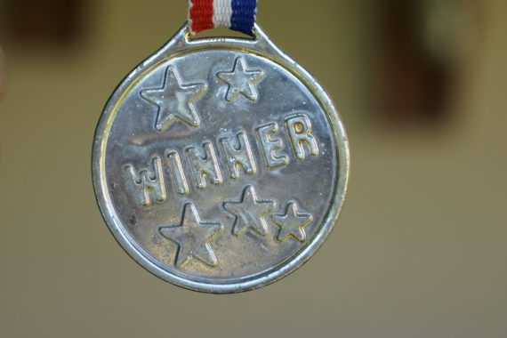 Medal z napiem Winner