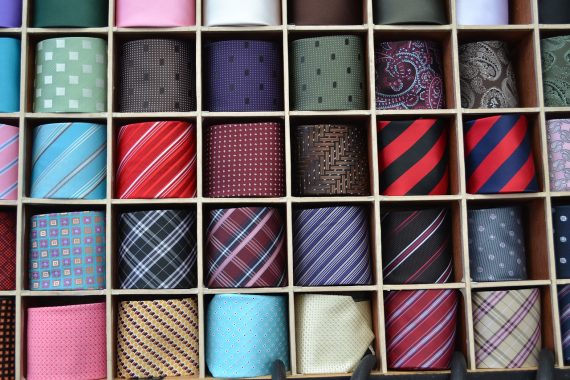 kolorowe krawaty